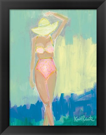 Framed Sunbather Series:  Summer Sway Print