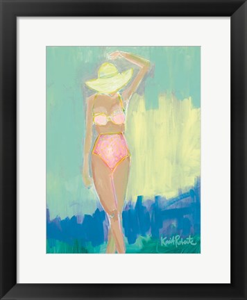 Framed Sunbather Series:  Summer Sway Print