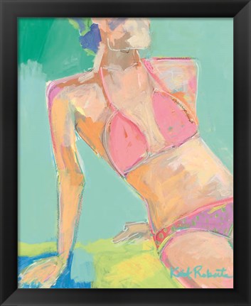 Framed Sunbather Series:  Following the Sun Print