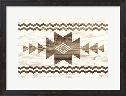 Framed Southwest Wood I Print