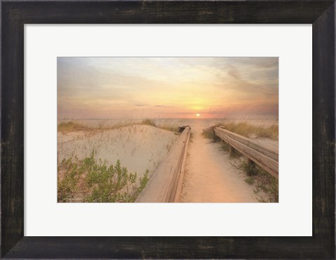 Framed Jacksonville at Daybreak Print