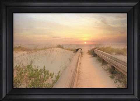 Framed Jacksonville at Daybreak Print