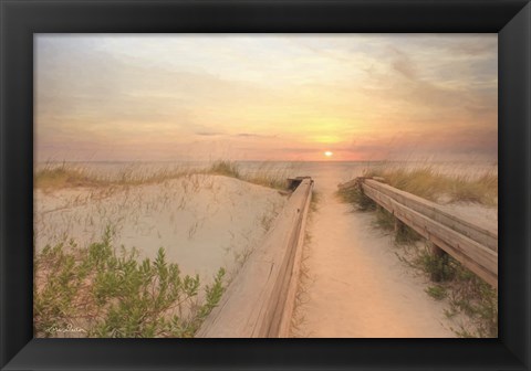 Framed Jacksonville at Daybreak Print