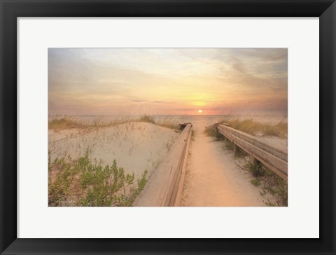 Framed Jacksonville at Daybreak Print