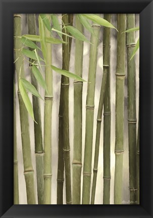 Framed Backlit Bamboo II Print