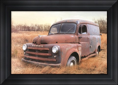 Framed Abandoned Dodge Print