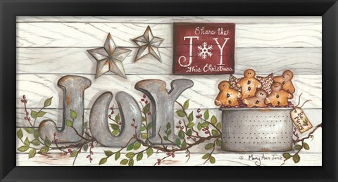 Framed Share the Joy Print