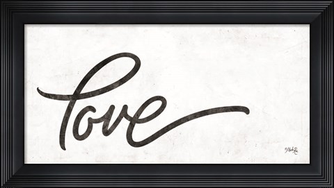 Framed Love Print