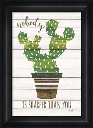 Framed Nobody is Sharper than You Print