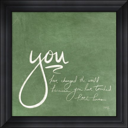 Framed Touched Little Lives Print