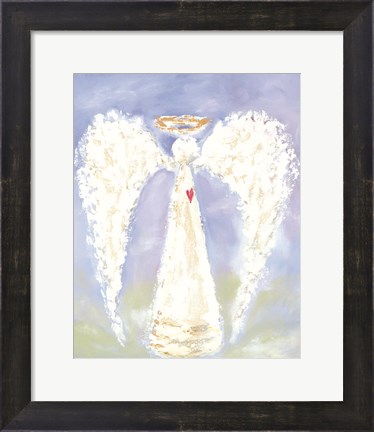 Framed Angel to Watch Over You Print