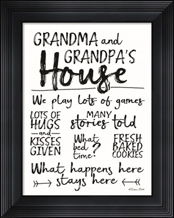 Framed Grandma and Grandpa&#39;s House Print