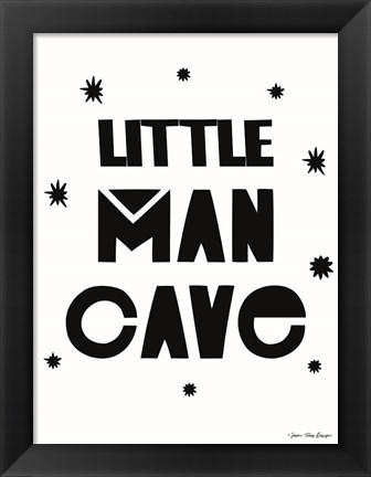 Framed Little Man Cave Print