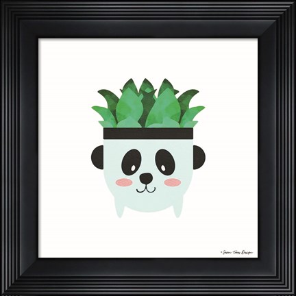 Framed Dog Plant Print