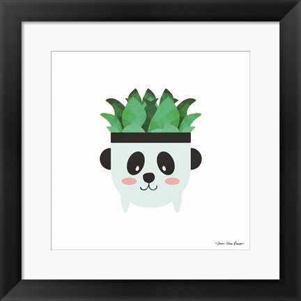 Framed Dog Plant Print