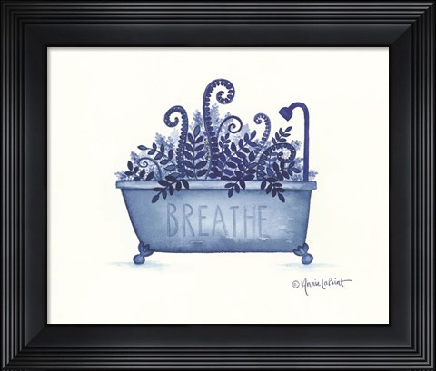 Framed Breathe Tub Print