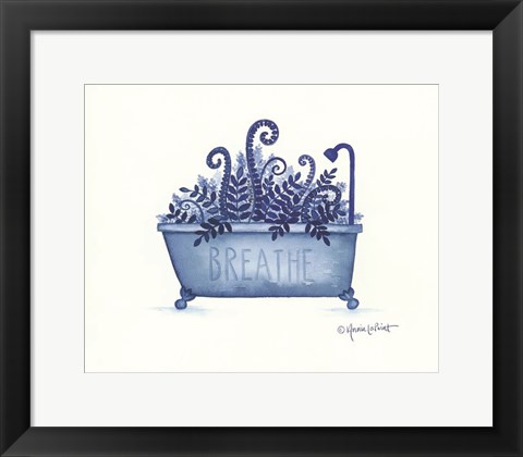 Framed Breathe Tub Print