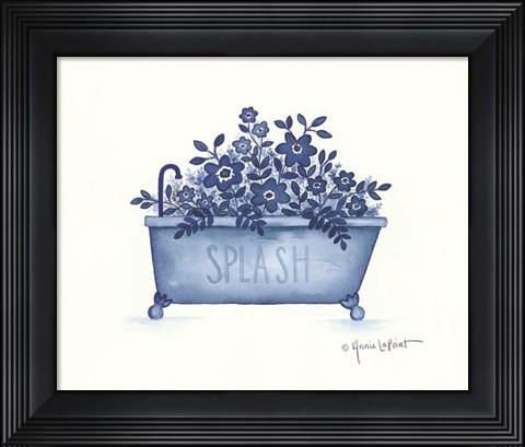 Framed Splash Tub Print