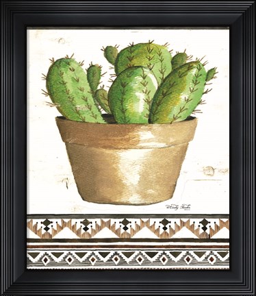 Framed Happy Cactus Print
