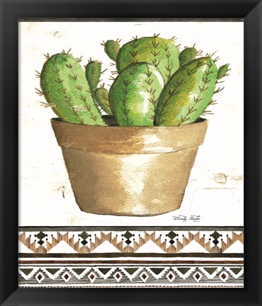 Framed Happy Cactus Print