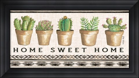 Framed Native Home Sweet Home Print