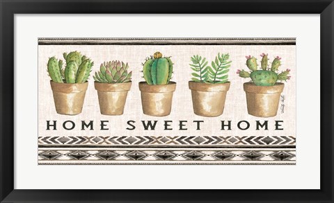 Framed Native Home Sweet Home Print