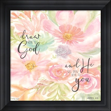 Framed Draw Near to God Print