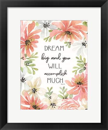 Framed Floral Dream Big Print