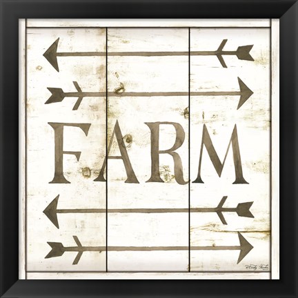 Framed Arrow Farm Print