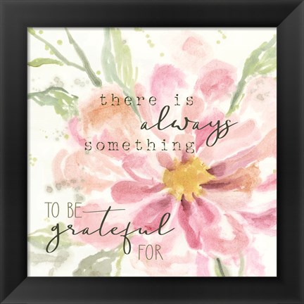 Framed Grateful Blooms Print