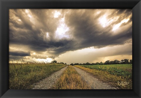 Framed Embrace the Storm II Print