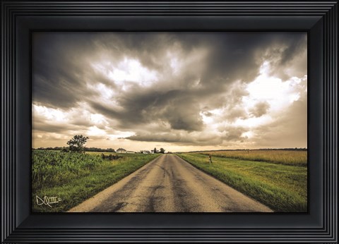 Framed Embrace the Storm III Print