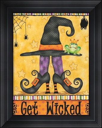 Framed Get Wicked Print