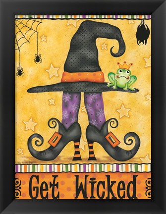 Framed Get Wicked Print