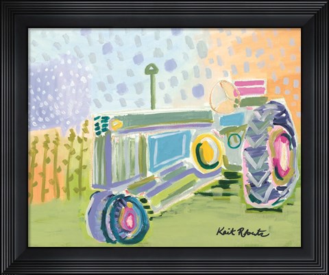 Framed Farmer&#39;s Tan Print