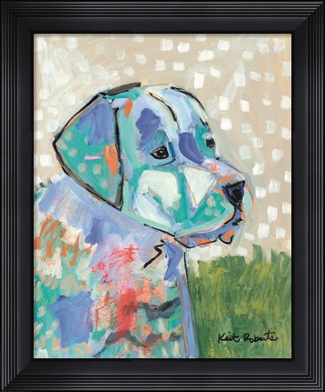 Framed Good Boy Print