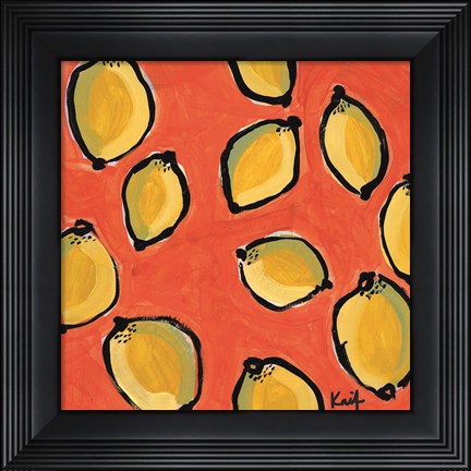 Framed Lemon Fresh Print