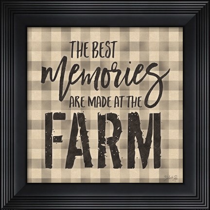 Framed Best Memories Print
