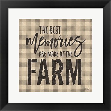 Framed Best Memories Print