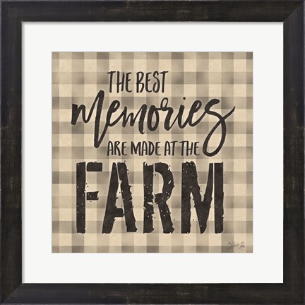 Framed Best Memories Print