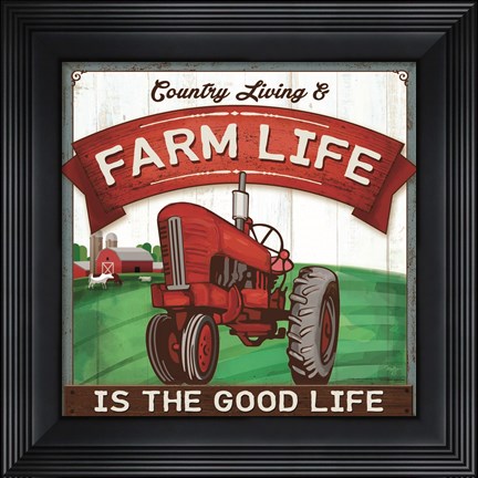 Framed Good Life Print