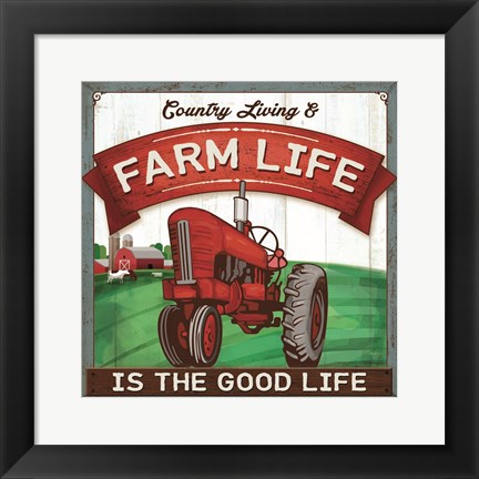 Framed Good Life Print