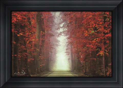 Framed In Love with Red Print