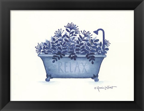 Framed Relax Tub Print