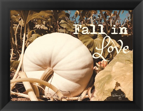Framed Fall in Love Print