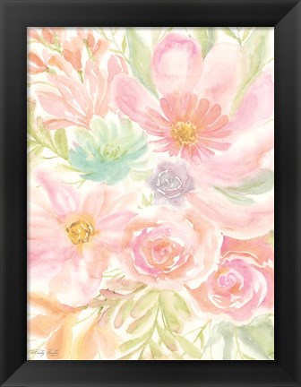 Framed Mixed Floral Blooms II Print