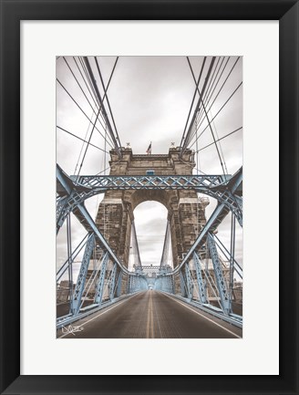 Framed Blues I Print