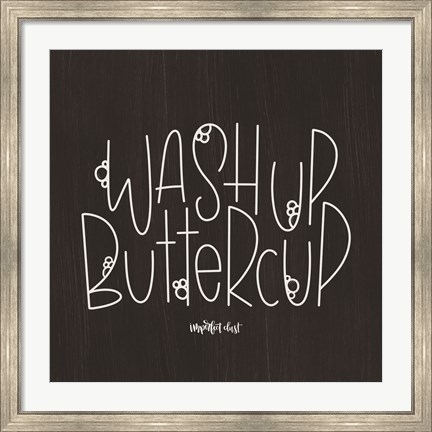 Framed Wash Up Buttercup Print