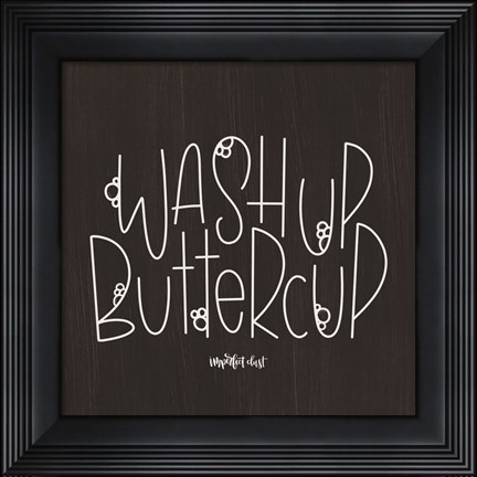 Framed Wash Up Buttercup Print