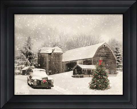 Framed Farmhouse Christmas Print